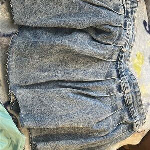 Denim Mini Skirt